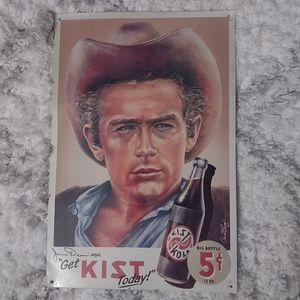 James Dean Metal Collectors Sign